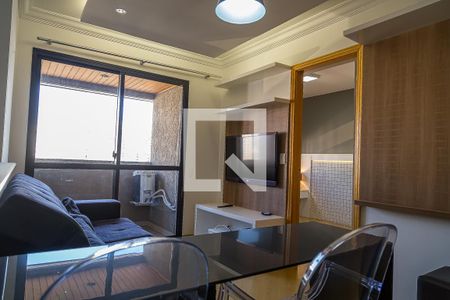 Sala de apartamento à venda com 1 quarto, 42m² em Mirandópolis, São Paulo