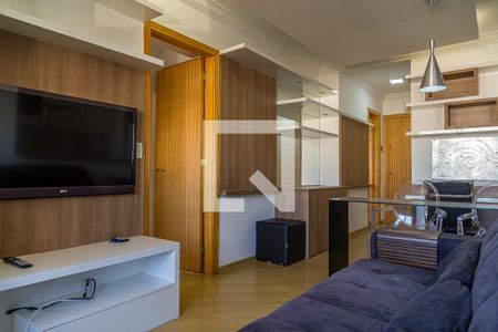Sala de apartamento à venda com 1 quarto, 42m² em Mirandópolis, São Paulo