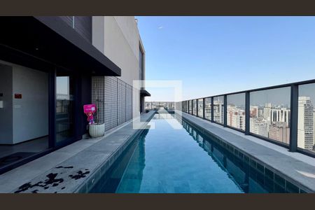 Studio para alugar com 21m², 1 quarto e sem vagaPiscina