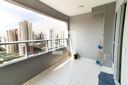 Varanda Sala de apartamento à venda com 1 quarto, 33m² em Lapa, São Paulo