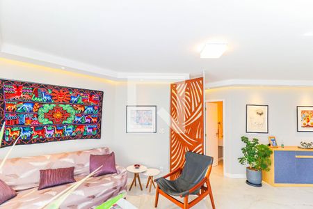 Sala de apartamento à venda com 3 quartos, 127m² em Santo Amaro, São Paulo