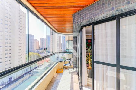 Varanda de apartamento à venda com 3 quartos, 127m² em Santo Amaro, São Paulo