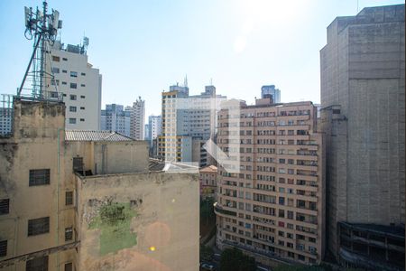 Vista da Varanda da Sala de apartamento à venda com 1 quarto, 29m² em Bela Vista, São Paulo