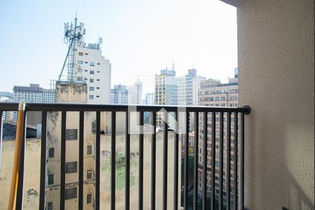Varanda da Sala de apartamento à venda com 1 quarto, 29m² em Bela Vista, São Paulo