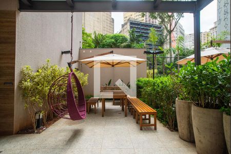 Apartamento à venda com 29m², 1 quarto e sem vagaÁrea comum - Área da churrasqueira