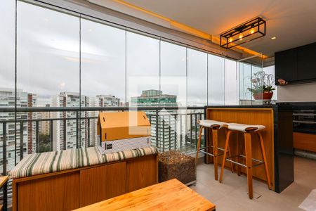 Varanda de apartamento para alugar com 3 quartos, 90m² em Jardim Caboré, São Paulo