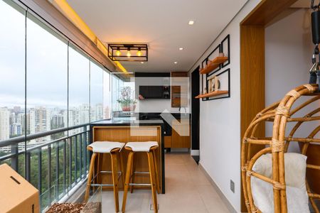 Varanda de apartamento para alugar com 3 quartos, 90m² em Jardim Caboré, São Paulo