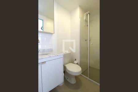 Studio para alugar com 27m², 1 quarto e sem vagaBanheiro da Suíte