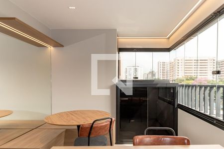 Sala de apartamento à venda com 1 quarto, 35m² em Indianópolis, São Paulo