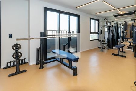 Apartamento à venda com 35m², 1 quarto e sem vaga Apartamento à venda com 35m², 1 quarto e sem vagaÁrea comum - Academia