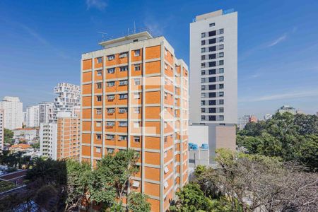 Vista de kitnet/studio para alugar com 1 quarto, 27m² em Pinheiros, São Paulo