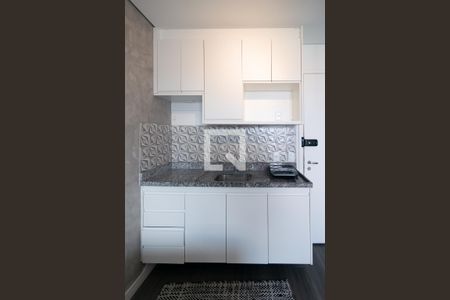 Sala e Cozinha de apartamento à venda com 1 quarto, 34m² em Bela Vista, São Paulo