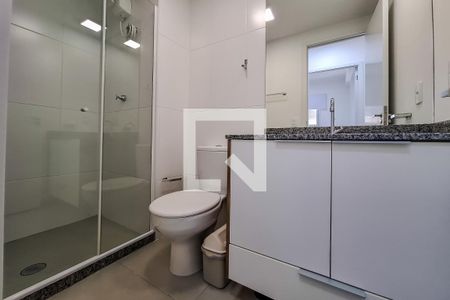 banheiro de apartamento para alugar com 1 quarto, 34m² em Vila Clementino, São Paulo