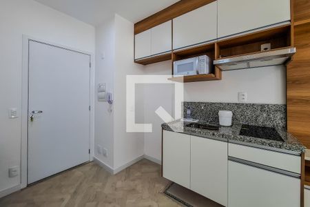 cozinha de apartamento para alugar com 1 quarto, 34m² em Vila Clementino, São Paulo