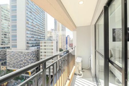 Studio para alugar com 25m², 1 quarto e sem vaga Studio para alugar com 25m², 1 quarto e sem vagaSacada