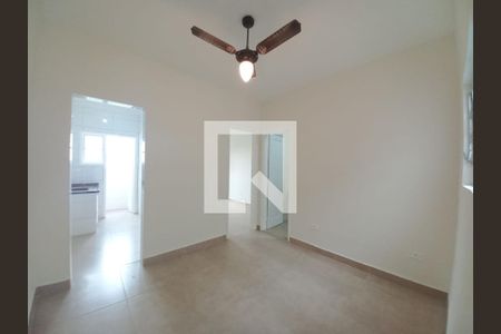 Sala de apartamento para alugar com 1 quarto, 42m² em Catiapoã, São Vicente