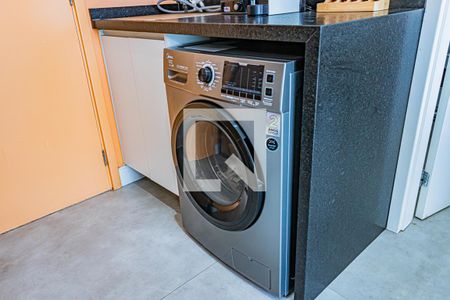 Sala, cozinha e área de serviço de apartamento à venda com 1 quarto, 31m² em Casa Verde, São Paulo