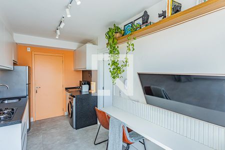 Sala, cozinha e área de serviço de apartamento à venda com 1 quarto, 31m² em Casa Verde, São Paulo