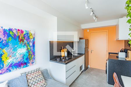Sala, cozinha e área de serviço de apartamento à venda com 1 quarto, 31m² em Casa Verde, São Paulo