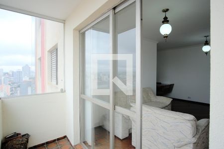 Varanda da Sala de apartamento para alugar com 2 quartos, 60m² em Vila Esperança, São Paulo