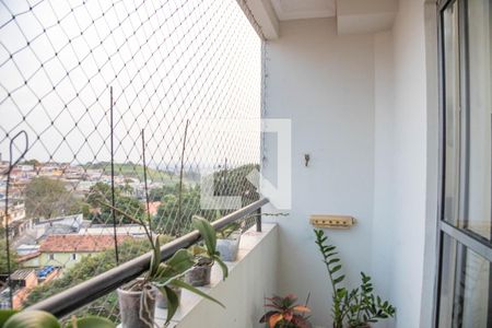 Varanda da sala de apartamento à venda com 2 quartos, 65m² em Centro, Diadema