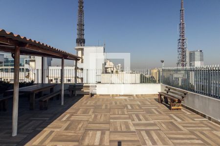 Apartamento para alugar com 44m², 1 quarto e sem vaga Apartamento para alugar com 44m², 1 quarto e sem vagaÁrea comum - Churrasqueira