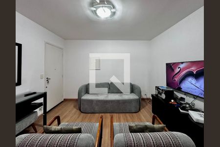 Sala de apartamento à venda com 2 quartos, 60m² em Cidade Monções, São Paulo