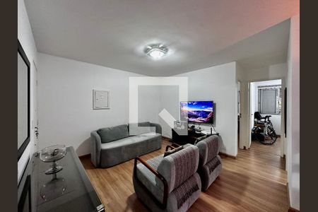 Sala de apartamento à venda com 2 quartos, 60m² em Cidade Monções, São Paulo