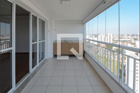 Varanda da Sala de apartamento para alugar com 3 quartos, 107m² em Vila Lusitânia, São Bernardo do Campo