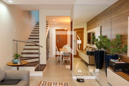 Sala de Estar de casa à venda com 4 quartos, 184m² em Campestre, São Caetano do Sul