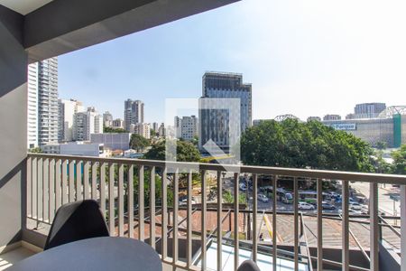 Varanda Studio de apartamento à venda com 1 quarto, 25m² em Perdizes, São Paulo