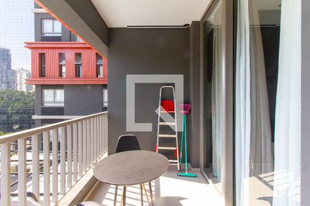 Varanda Studio de apartamento à venda com 1 quarto, 25m² em Perdizes, São Paulo