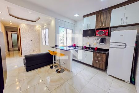 Cozinha de apartamento para alugar com 2 quartos, 98m² em Vila Camilópolis, Santo André