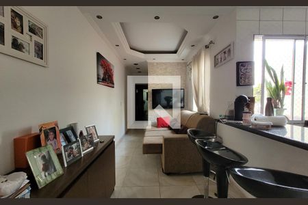 Sala de apartamento para alugar com 2 quartos, 98m² em Vila Camilópolis, Santo André