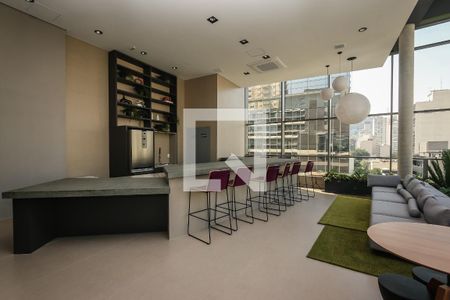 Studio para alugar com 24m², 1 quarto e sem vaga Studio para alugar com 24m², 1 quarto e sem vagaÁrea comum - Salão de festas