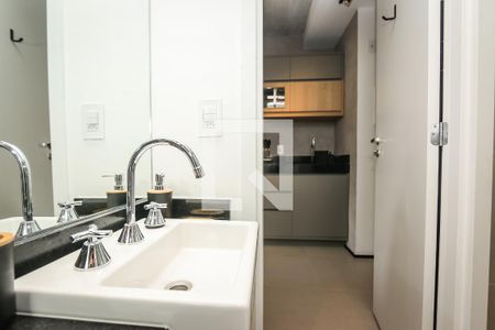 Studio para alugar com 24m², 1 quarto e sem vaga Studio para alugar com 24m², 1 quarto e sem vagaBanheiro