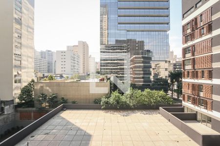 Vista da Varanda de kitnet/studio para alugar com 1 quarto, 24m² em Cerqueira César, São Paulo