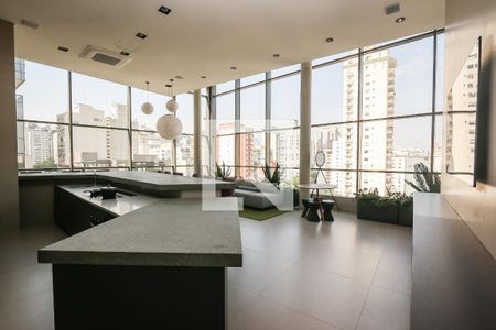 Studio para alugar com 24m², 1 quarto e sem vaga Studio para alugar com 24m², 1 quarto e sem vagaÁrea comum - Salão de festas