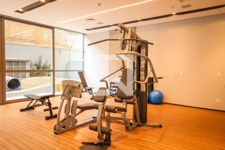 Studio para alugar com 24m², 1 quarto e sem vaga Studio para alugar com 24m², 1 quarto e sem vagaÁrea comum - Academia
