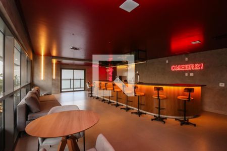 Área comum de kitnet/studio para alugar com 1 quarto, 24m² em Cerqueira César, São Paulo
