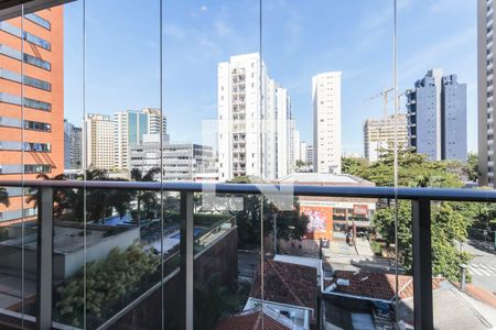 Varanda de apartamento para alugar com 2 quartos, 71m² em Indianópolis, São Paulo