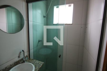 Banheiro da Suíte 1 de casa de condomínio à venda com 2 quartos, 58m² em Vila Carrão, São Paulo