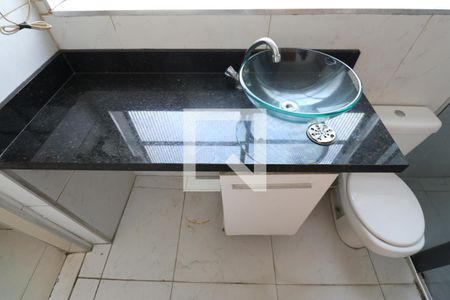 Apartamento à venda com 60m², 2 quartos e sem vagaDetalhe do banheiro