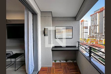 Studio para alugar com 25m², 1 quarto e sem vagaSacada