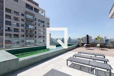 Studio para alugar com 25m², 1 quarto e sem vagaPiscina