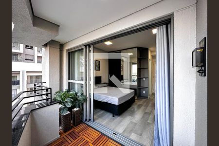 Studio para alugar com 25m², 1 quarto e sem vagaSacada