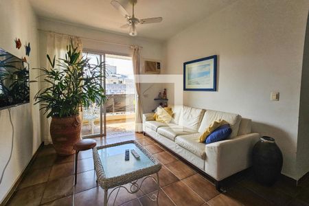 Sala de apartamento para alugar com 3 quartos, 120m² em Jardim Ana Maria, Guarujá