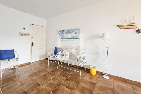 Sala de apartamento para alugar com 3 quartos, 120m² em Jardim Ana Maria, Guarujá