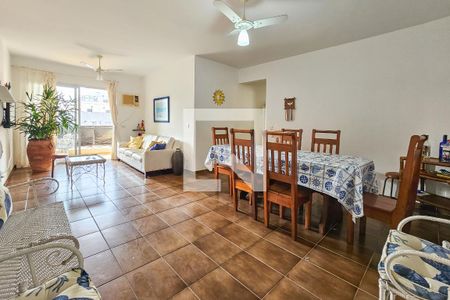 Sala de apartamento para alugar com 3 quartos, 120m² em Jardim Ana Maria, Guarujá