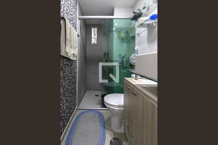 banheiro social de apartamento à venda com 3 quartos, 84m² em Jardim Celeste, São Paulo